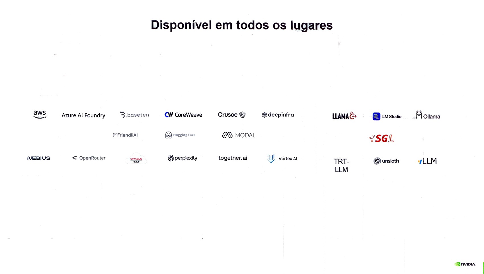 Slide 11 da apresentação NVIDIA Nemotron
